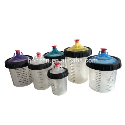 650ml disposable plastic PPS paint mixing cup with good quality for car paint