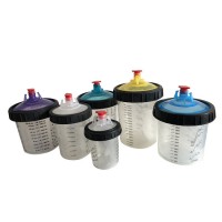 400cc 600cc 800cc PPS system cups with hard cups suit for any spray gun