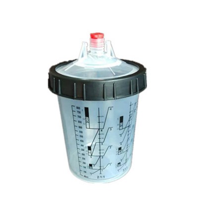 850ml disposable PPS paint preparation mixing cup with good quality for car body repair